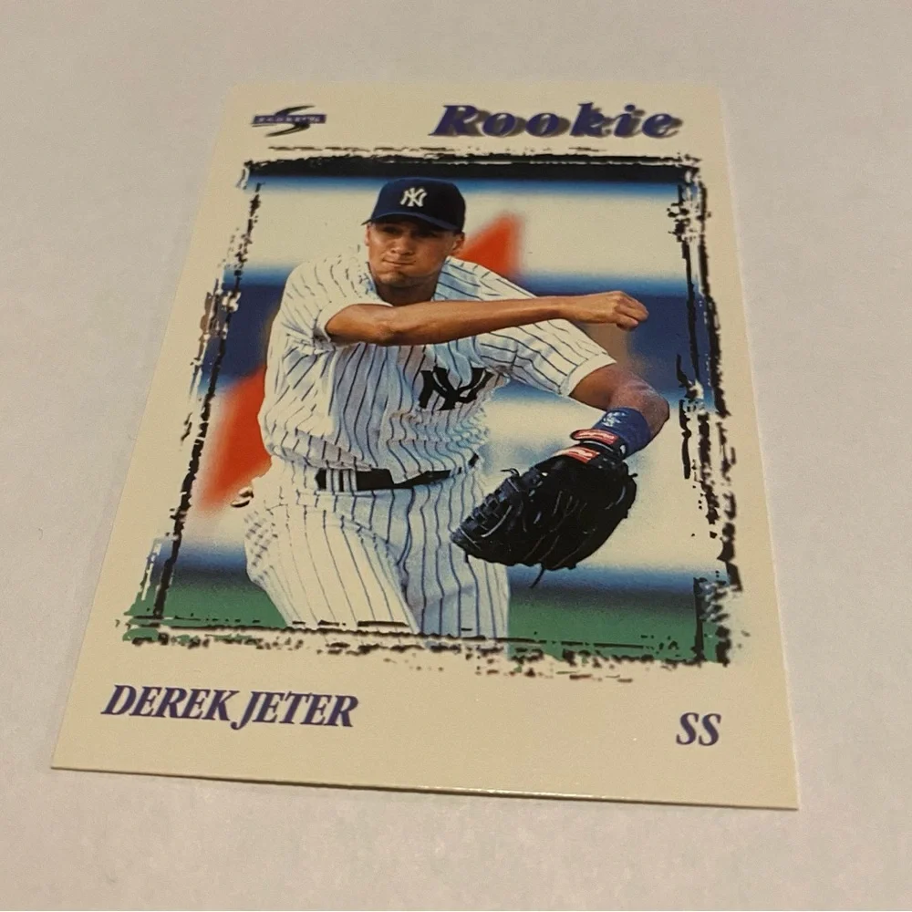 Derek Jeter RC Rookie Card 1995 Pinnacle Baseball card Vintage